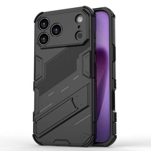新款適用iPhone17Promax龐克鎧甲支架手機殼蘋果16全包防摔保護套