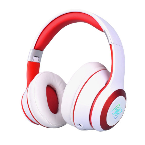 新款頭戴式LED燈發光藍牙耳機全包耳HIFI重低音無線電競耳麥