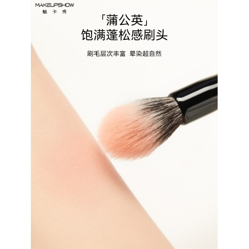 魅卡秀H40蒲公英點彩刷腮紅刷新手專用定妝高光侷部化妝刷羊毛