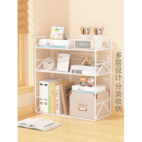 桌上書架桌面置物架辦公桌收納架宿舍書桌學習桌多層小層架分層架 桌上書架桌面置物架辦公桌收納架宿舍書桌學習桌多層小層架分層架