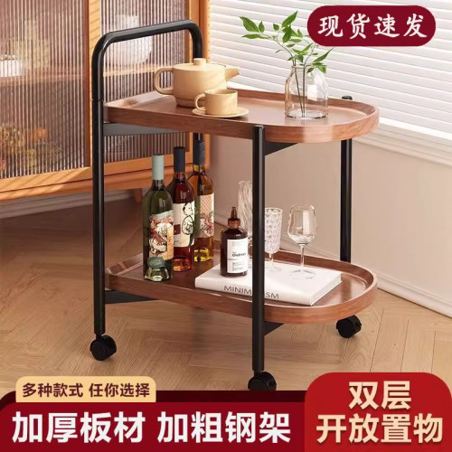 可移動小推車沙發邊幾創意側邊櫃置物架小茶幾桌子客廳餐廳零食台