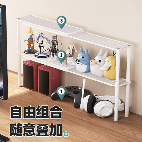 辦公桌面夾縫置物架延長板工位改造神器迷你小層架極窄伸縮分隔板