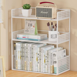 桌上書架桌面置物架辦公桌收納餐桌宿舍書桌多層小層架工位分層櫃