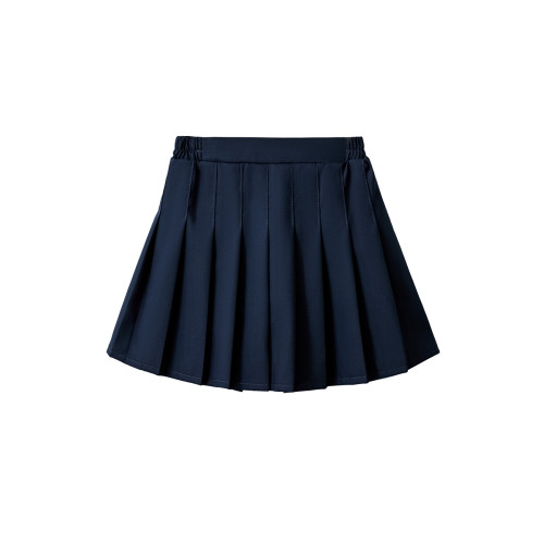 兒童百褶裙半身裙紅色黑色小學生藏青色校服裙演出女童短裙子白色