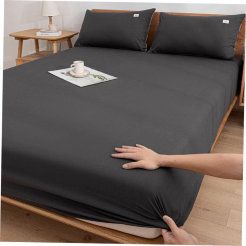 soft bed sheets fitted sheet cotton set 床墊套 純色床笠床單