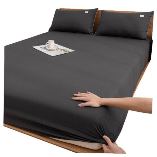 soft bed sheets fitted sheet cotton set 床墊套 純色床笠床單