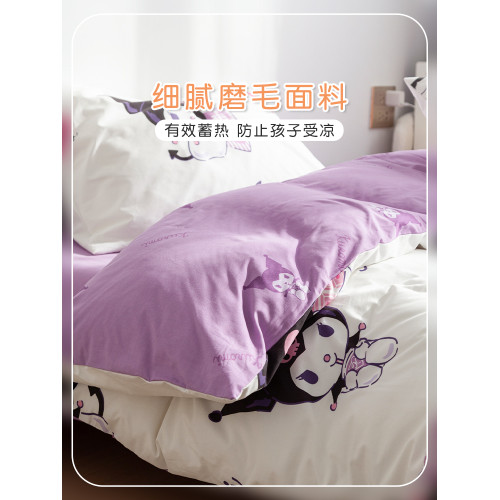 加厚全棉磨毛床單單件卡通兒童學生宿舍單人雙人加大炕單純棉被單