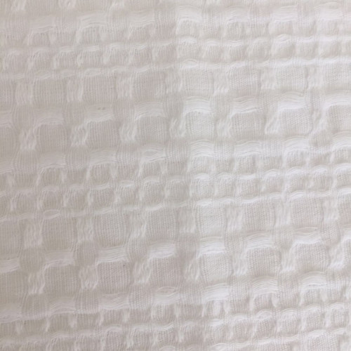 [真心推薦]純棉白色蜂巢華夫格床單單件柔軟舒適透氣全棉睡單裸睡