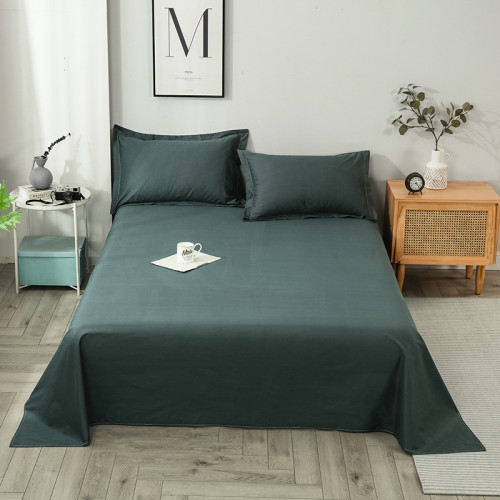 純棉床單mono color sheet bedsheet bed linen spread cotton1.8