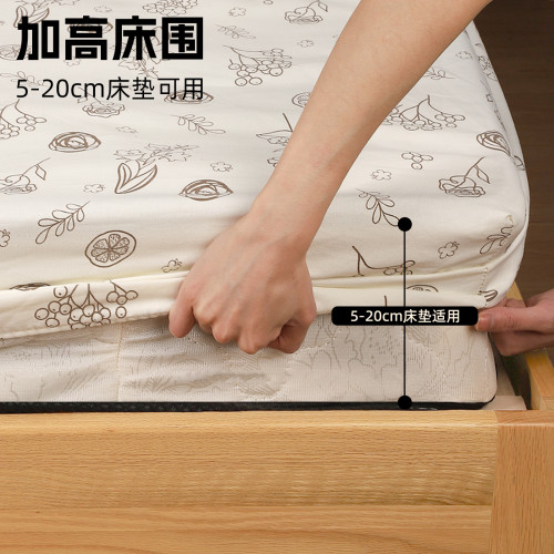 加厚全棉老粗布床單床笠單件純棉涼蓆A類純棉夏季單人宿舍三件套