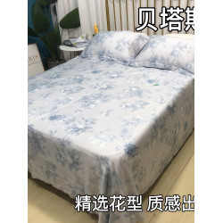LF蘭精天絲數碼印花床單三件套萊賽爾纖維絲滑柔軟如真絲特價夏季