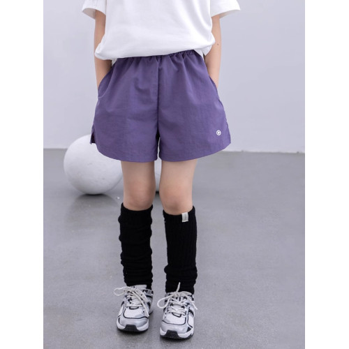 女童褲子2025新款夏季兒童女孩中大童寬松薄款速乾休閒運動褲短褲