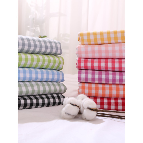 老粗布床單精梳純棉全棉A類三件套花邊加厚加密單件格子被罩被套 老粗布床單精梳純棉全棉A類三件套花邊加厚加密單件格子被罩被套