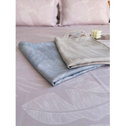 重磅加厚竹纖維軟涼蓆夏季涼爽透氣吸汗柔軟粗布涼感雙人睡單