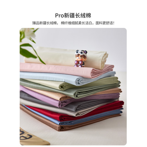 A類抗菌100SPro長絨棉床單單件純棉單雙人全棉加厚被單床笠三件套