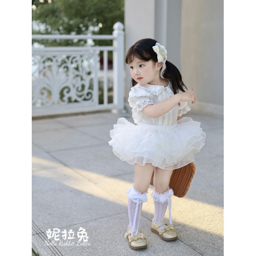 多用南瓜褲撐-5層紗大撐力裙撐更蓬-防走光女童舞蹈安全褲-妮拉兔