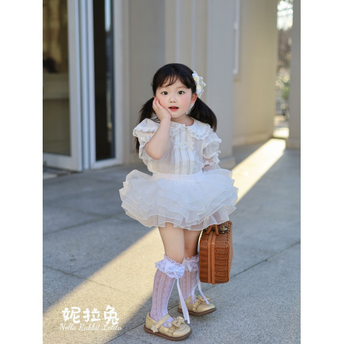 多用南瓜褲撐-5層紗大撐力裙撐更蓬-防走光女童舞蹈安全褲-妮拉兔
