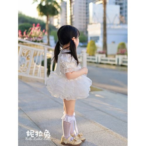 多用南瓜褲撐-5層紗大撐力裙撐更蓬-防走光女童舞蹈安全褲-妮拉兔