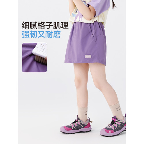 左西童裝女童夏季半身裙工裝短裙子兒童登山裙2025新款女孩裙褲潮