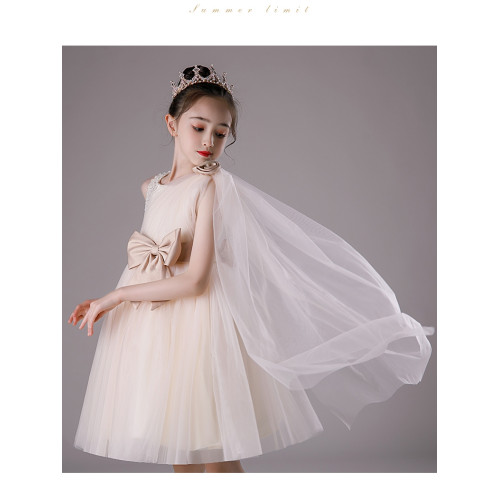 NEXT LONG兒童禮服公主裙女童花童婚禮高級感女孩生日演奏演出服