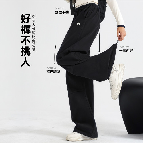 女童速乾褲夏薄款2025新款洋氣青少年女孩工裝褲防蚊褲女大童褲子