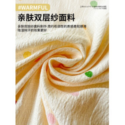 A類母嬰級夏季雙層紗床單單件宿舍單人非全棉純棉被單枕套三件套