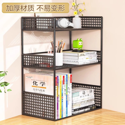 桌面置物架桌上書架宿舍書桌辦公桌收納架小多層小層架分層整理架