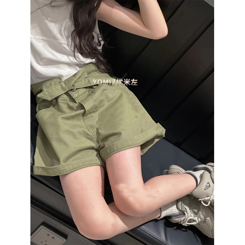 波拉bora韓國童裝女童短褲夏裝新款2025新款洋氣中大童牛仔褲春裝