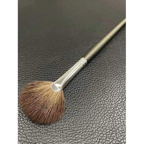 高光刷扇形刷扁頭小號腮紅刷一支裝刷子動物毛面部提亮曬紅化妝刷