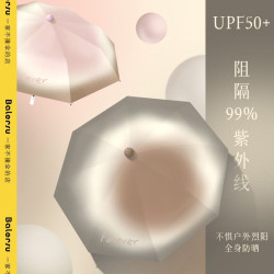 高顔值漸變色雨傘男女晴雨兩用防曬防紫外線全自動折曡可攜式自動傘