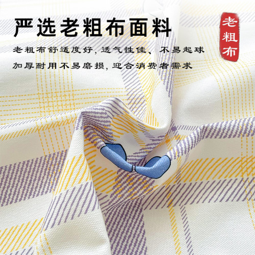 a類老粗布床單單件純棉100全棉宿舍單人加厚棉麻布料被單三件套夏