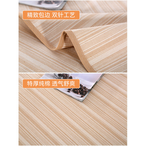 【新品】特厚純棉老粗布涼蓆床單加厚單件三件套蓆子高級A類母嬰