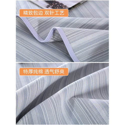 【新品】特厚純棉老粗布涼蓆床單加厚單件三件套蓆子高級A類母嬰