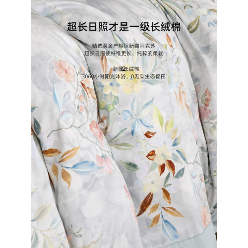 【100支純棉床單單件】全棉100%棉貢緞印花 單雙人新款三件套四季