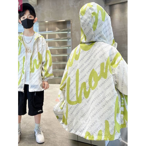 男童夏裝防曬衣外套2025新款兒童夏季防曬服薄款中大童夏款透a751