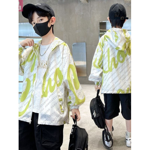 男童夏裝防曬衣外套2025新款兒童夏季防曬服薄款中大童夏款透a751