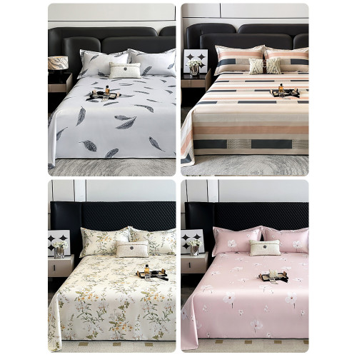 印花貢緞床單新疆長絨棉床單單件純棉100全棉單雙人貢緞被單尺寸 印花貢緞床單新疆長絨棉床單單件純棉100全棉單雙人貢緞被單尺寸