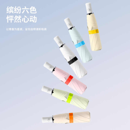 遇水變色雨繖晴雨兩用自動繖創意整盅雨具防曬太陽繖遇水變紅雨繖