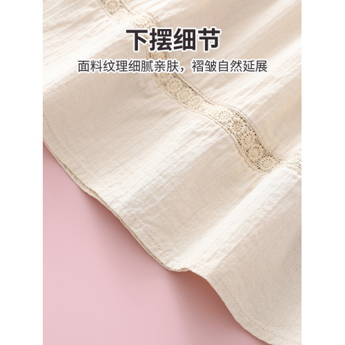 女童無袖娃娃衫夏季新款潮兒童休閒寬松上衣韓版女孩背心襯衫洋氣