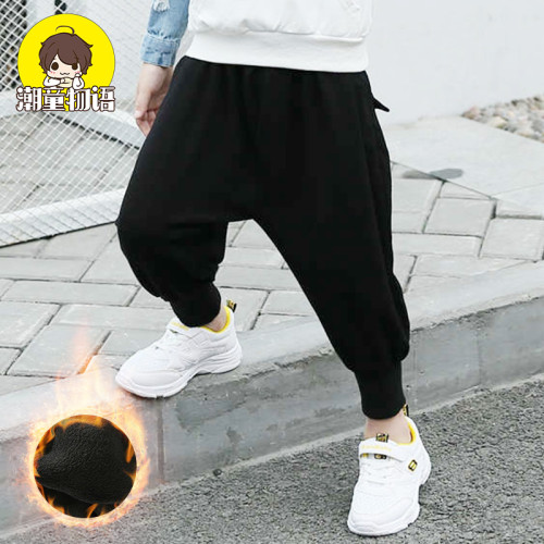 男童哈倫褲薄款韓版寬松街舞兒童褲子春秋款中大童2025夏裝運動褲