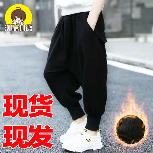 男童哈倫褲薄款韓版寬松街舞兒童褲子春秋款中大童2025夏裝運動褲