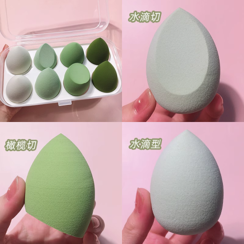 李佳琪推薦八個裝美妝蛋不吃粉超軟粉撲化妝海綿蛋粉撲乾溼兩用