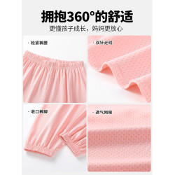 NASA女童防蚊褲2025新款夏季兒童女薄款冰絲褲夏外穿褲子大童夏裝