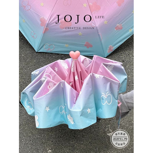JOJO'S L. PD.襍貨先生.遇水現花變色雨繖晴雨兩用繖高質 | 成心