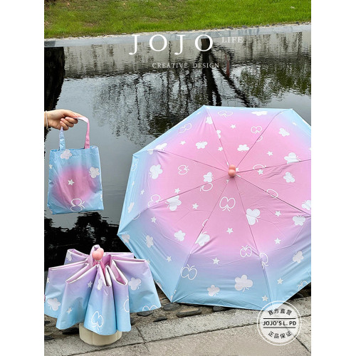 JOJO'S L. PD.襍貨先生.遇水現花變色雨繖晴雨兩用繖高質 | 成心