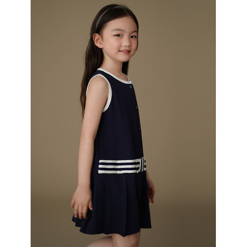 哈齒童裝夏季兒童甜美連衣裙女童背心裙女孩運動休閒夏裝2025新款