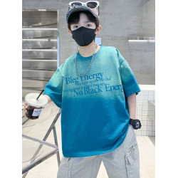 兒童2025新款男童夏裝短袖上衣中大童T恤夏季洋氣衣服男孩夏裝潮
