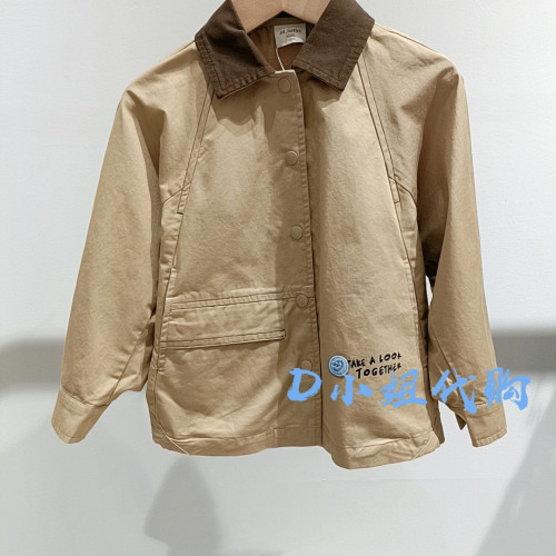 115622206A Mlatin馬拉丁2025年秋裝新款男童休閒外套 599