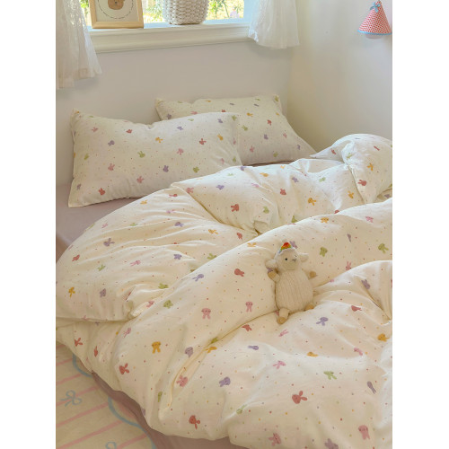 母嬰A類純棉雙層紗布被套單件150x210x215單雙人180x200全棉被罩