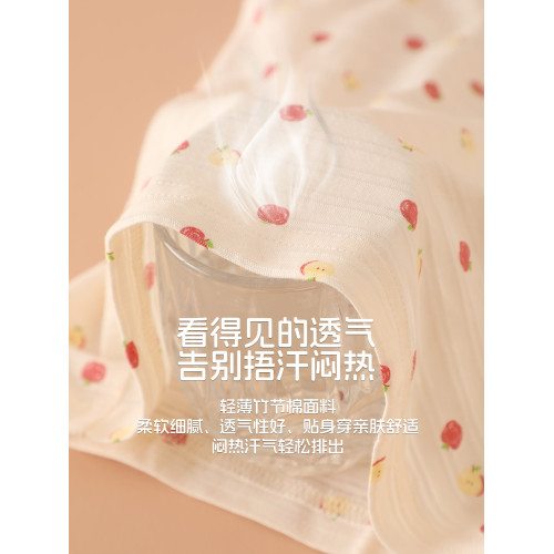 薄款女童吊帶純棉小背心女寶寶上衣竹節棉女孩無袖打底衫吸汗透氣